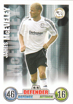 James McEveley Derby County 2007/08 Topps Match Attax #102